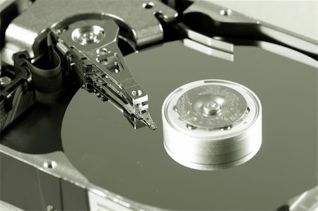 simsearch:400-03992953,k - Macro photo - Hard Disk Drive. Great details ! Stock Photo - Budget Royalty-Free & Subscription, Code: 400-05295798