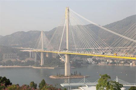 Ting Kau Bridge, Hong Kong Foto de stock - Super Valor sin royalties y Suscripción, Código: 400-05296057