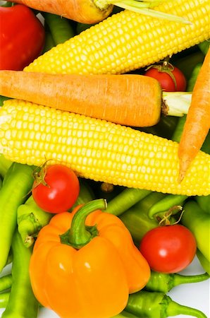 simsearch:400-04243170,k - Various colourful vegetables arranges at the market Stock Photo - Budget Royalty-Free & Subscription, Code: 400-05296457