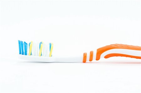 simsearch:400-04552289,k - tooth brush on white Foto de stock - Super Valor sin royalties y Suscripción, Código: 400-05296797