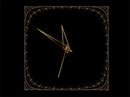 reloj digital - Interplay of symbols and shapes on the subject of time. Foto de stock - Super Valor sin royalties y Suscripción, Código: 400-05296967