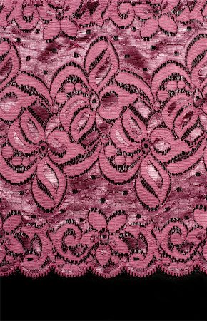 simsearch:400-05677711,k - Decorative lace with pattern on black background Foto de stock - Royalty-Free Super Valor e Assinatura, Número: 400-05298105