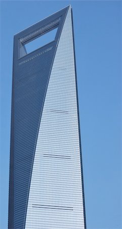 Shanghai World Financial Center - Century Avenue - Shanghai - Republic of China Stock Photo - Budget Royalty-Free & Subscription, Code: 400-05298260