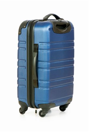 simsearch:400-04520169,k - Blue case isolated on the white background Photographie de stock - Aubaine LD & Abonnement, Code: 400-05298857