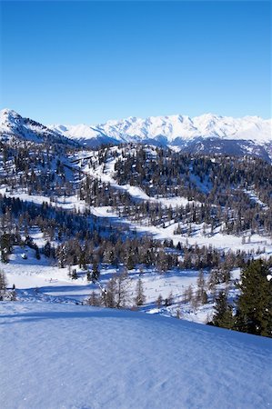 simsearch:400-07309469,k - Panorama of Italian Dolomites during winter Stock Photo - Budget Royalty-Free & Subscription, Code: 400-05298947