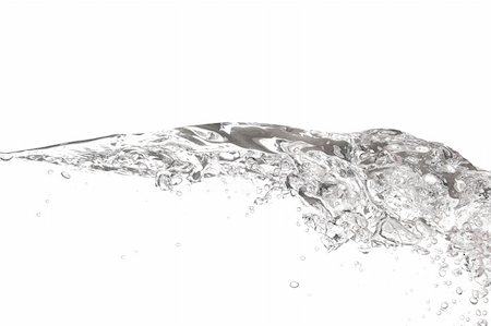 simsearch:400-06479158,k - fresh water with bubbles of air on white background Stock Photo - Budget Royalty-Free & Subscription, Code: 400-05299346