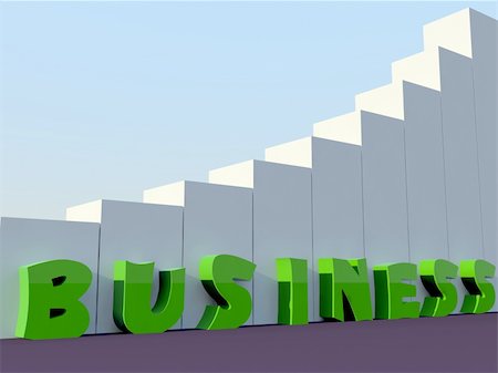green business word stand along with building blocks Stock Photo - Budget Royalty-Free & Subscription, Code: 400-05290154