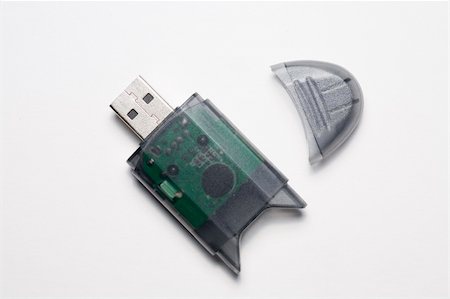 simsearch:400-05919397,k - sd card adapter to the PC via USB Fotografie stock - Microstock e Abbonamento, Codice: 400-05290776