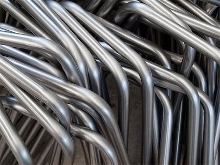 Pipe bending forming for use in directors furniture Stock Photo - Budget Royalty-Free & Subscription, Code: 400-05291745