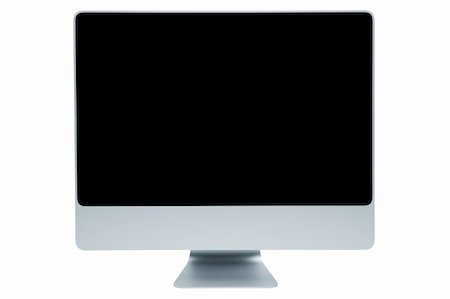 The modern and thin display on a white background Fotografie stock - Microstock e Abbonamento, Codice: 400-05291930