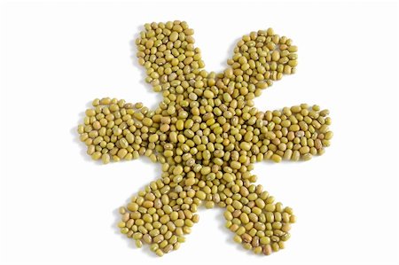 porage - Flower made of mung beans Stock Photo - Budget Royalty-Free & Subscription, Code: 400-05292201