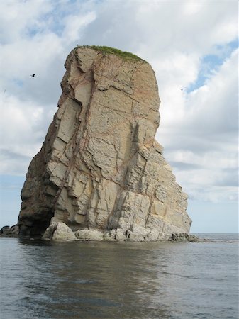 rocca di perce - A part of Perce rock, in Gaspesie, Quebec Fotografie stock - Microstock e Abbonamento, Codice: 400-05292446