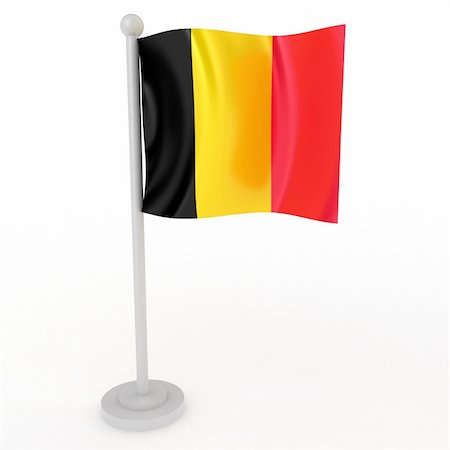 simsearch:400-04796084,k - Illustration of a flag of Belgium on a white background Foto de stock - Royalty-Free Super Valor e Assinatura, Número: 400-05292506