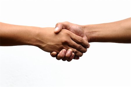 Closeup of people shaking hands Stock Photo - Budget Royalty-Free & Subscription, Code: 400-05292779