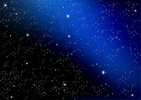 stars in black night sky - Star on the dark Stock Photo - Budget Royalty-Free & Subscription, Code: 400-05293032