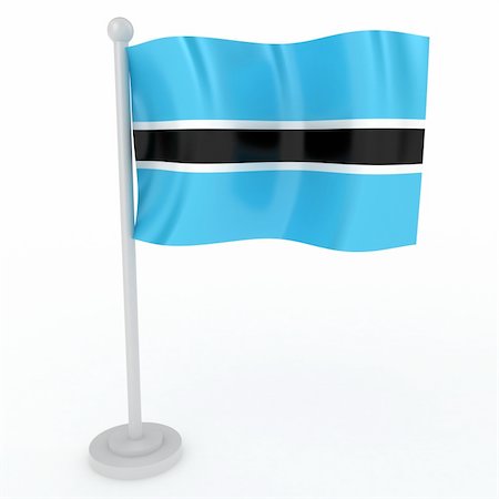 simsearch:400-04796084,k - Illustration of a flag of Botswana on a white background Foto de stock - Royalty-Free Super Valor e Assinatura, Número: 400-05293349