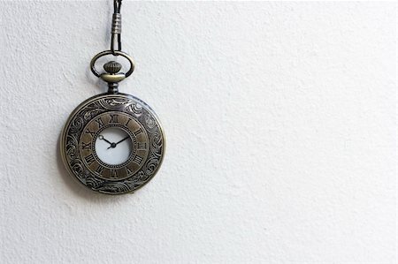 pocket watch - Pocket watch Antique pocket watch on white with soft shadow. Stock Photo - Budget Royalty-Free & Subscription, Code: 400-05293431
