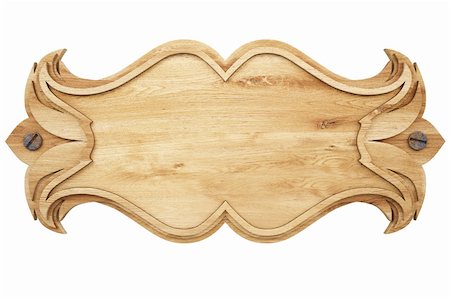 wooden wall panel. with clipping path. Stock Photo - Budget Royalty-Free & Subscription, Code: 400-05293711