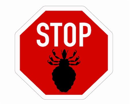 poux - Stop sign for lice Photographie de stock - Aubaine LD & Abonnement, Code: 400-05304198