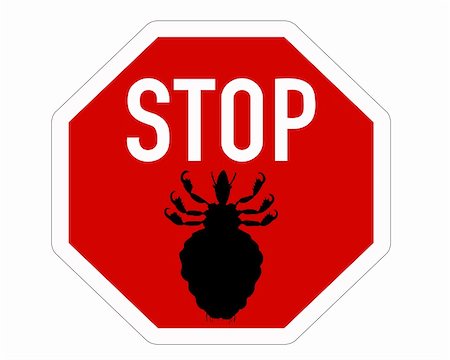 Stop sign for lice Stock Photo - Budget Royalty-Free & Subscription, Code: 400-05304198