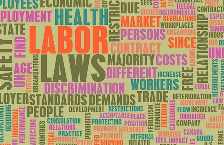 Labor Laws in the Workplace as Concept Photographie de stock - Aubaine LD & Abonnement, Code: 400-05304697