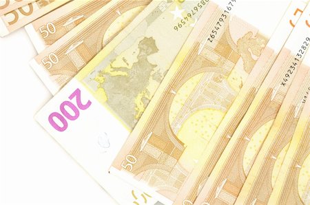 simsearch:400-04436054,k - Close up to euro banknotes Fotografie stock - Microstock e Abbonamento, Codice: 400-05304733