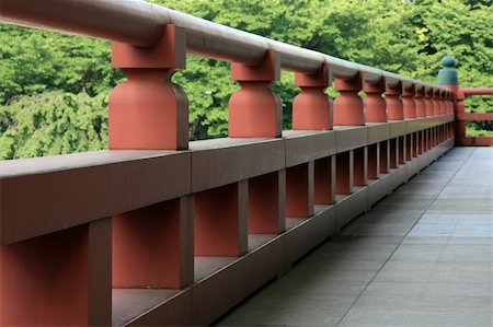simsearch:400-04794378,k - Wooden Bridge - Zojoji Shrine,Tokyo, Japan Photographie de stock - Aubaine LD & Abonnement, Code: 400-05304973