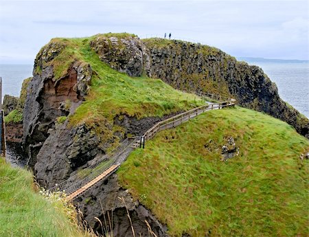 simsearch:400-08223992,k - The beautiful view of Carrick-a-Rede Rope Bridge Stock Photo - Budget Royalty-Free & Subscription, Code: 400-05305273