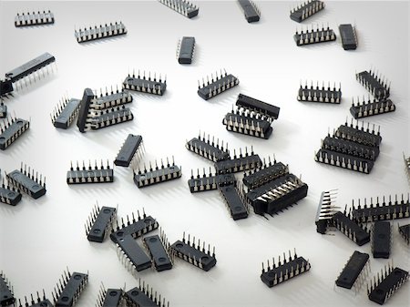 simsearch:400-04310985,k - A lot of integrated circuits used as background Stock Photo - Budget Royalty-Free & Subscription, Code: 400-05305443