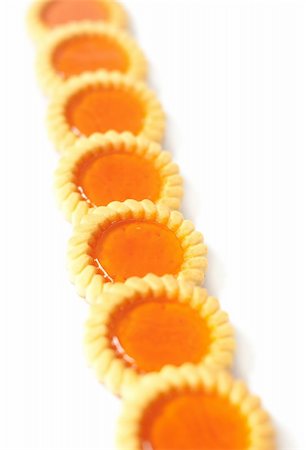 Cookies with orange jam isolated on white background Foto de stock - Royalty-Free Super Valor e Assinatura, Número: 400-05305921