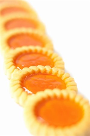 Cookies with orange jam isolated on white background Foto de stock - Royalty-Free Super Valor e Assinatura, Número: 400-05305922