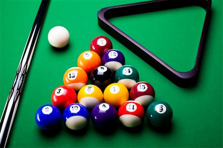simsearch:400-04478467,k - Billiard game. Stock Photo - Budget Royalty-Free & Subscription, Code: 400-05306048