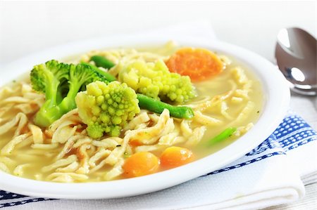 simsearch:400-04044662,k - Chicken noodle soup with sorted vegetable Stock Photo - Budget Royalty-Free & Subscription, Code: 400-05306188