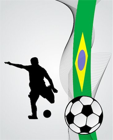 simsearch:400-04809582,k - soccer player vector Stock Photo - Budget Royalty-Free & Subscription, Code: 400-05306240