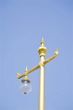 electricity city sun - Thai-style lamp in Thai temple Stock Photo - Budget Royalty-Free & Subscription, Code: 400-05306337