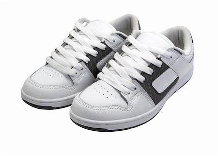 simsearch:700-01586818,k - Pair of sneakers isolated on white background Stock Photo - Budget Royalty-Free & Subscription, Code: 400-05307609