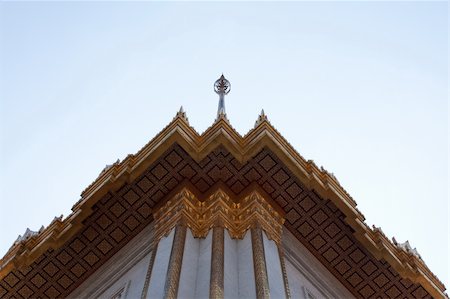 simsearch:400-05300606,k - Temple roof top corner. Thai and Chinese architecture. Photographie de stock - Aubaine LD & Abonnement, Code: 400-05308017