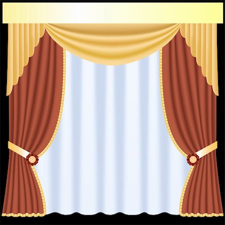 simsearch:400-05308294,k - Curtains Photographie de stock - Aubaine LD & Abonnement, Code: 400-05308294