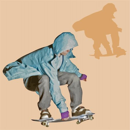 simsearch:400-05260723,k - skateboard Foto de stock - Super Valor sin royalties y Suscripción, Código: 400-05308350