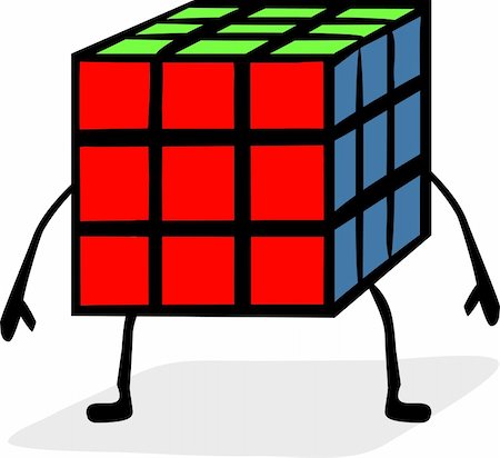 simsearch:400-03967200,k - Rubic's Cube Foto de stock - Royalty-Free Super Valor e Assinatura, Número: 400-05308371