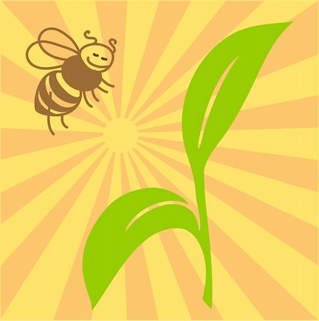 Bee Stock Photo - Budget Royalty-Free & Subscription, Code: 400-05308436
