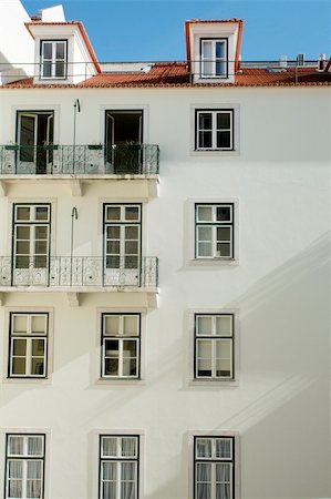 white building at Chiado quarter at Lisbon Stock Photo - Budget Royalty-Free & Subscription, Code: 400-05309496