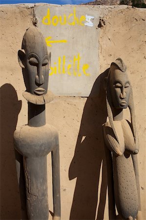 simsearch:400-05721339,k - African Dogons sculptures in Mali made in wood Fotografie stock - Microstock e Abbonamento, Codice: 400-05309731