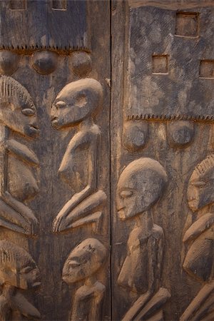simsearch:400-05721340,k - African Dogons sculpture in Mali made in wood Fotografie stock - Microstock e Abbonamento, Codice: 400-05309733