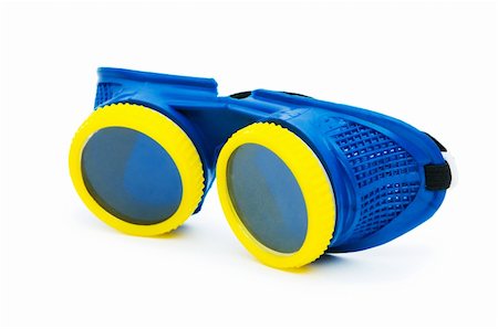 simsearch:400-04376209,k - Protective goggles isolated on the white background Stock Photo - Budget Royalty-Free & Subscription, Code: 400-05300455