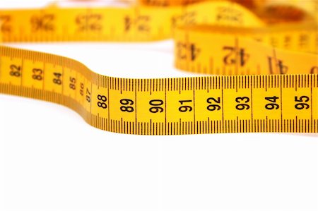 simsearch:400-04283582,k - Yellow measurement isolated on white background. Stock Photo - Budget Royalty-Free & Subscription, Code: 400-05300654