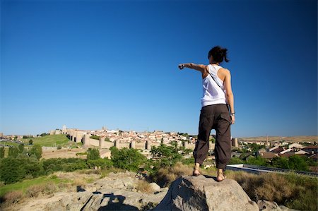 simsearch:400-05354217,k - view of Avila city at Castilla in Spain Stock Photo - Budget Royalty-Free & Subscription, Code: 400-05301046