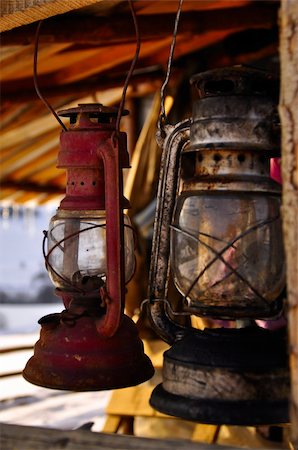 old grunge lamps Fotografie stock - Microstock e Abbonamento, Codice: 400-05301096