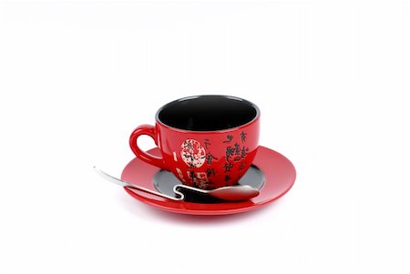 simsearch:400-06176508,k - China tradicional red tea cup . isolated on white background Photographie de stock - Aubaine LD & Abonnement, Code: 400-05301669