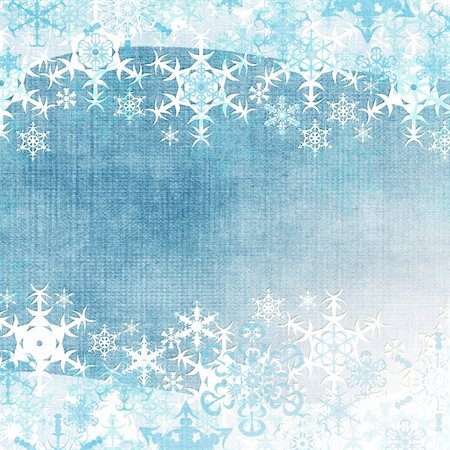 Abstract winter background with snowflakes (1 of set) Stock Photo - Budget Royalty-Free & Subscription, Code: 400-05302298